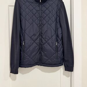 Hugo Boss Navy Quilted Jacket